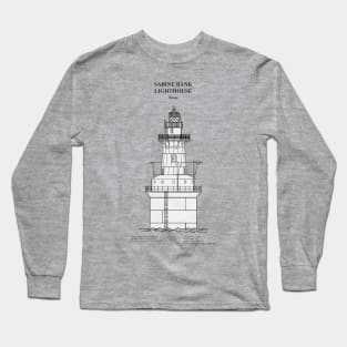 Sabine Bank Lighthouse - Texas - SBDpng Long Sleeve T-Shirt